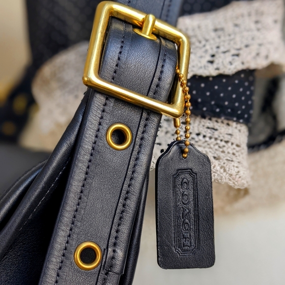 ******SOLD*****NWT Coach Patricia Legacy Flap Crossbody Shoulder Bag Black. - Picture 12 of 13